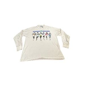 VTG‎ RARE 1997 Boston Marathon Lee Total Cotton Long Sleeve Shirt Made in USA